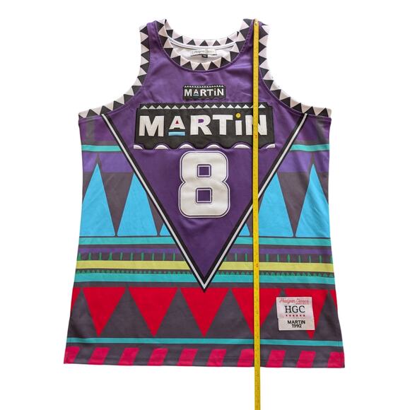 Headgear Classics Martin #8 IM The Man Sports Basketball Jersey Men's Size 2XL - Picture 2 of 12